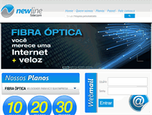 Tablet Screenshot of newline.com.br
